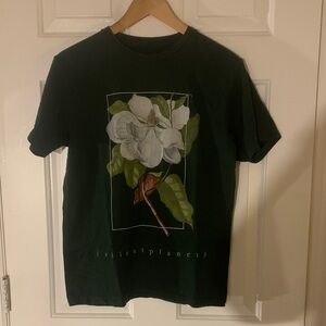 Silent Planet - Dark green floral tee